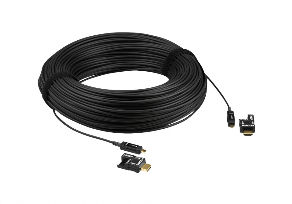 Imagine Cablu HDMI v2.0 True 4K activ optic 60m T-T Negru, ATEN VE7834-1