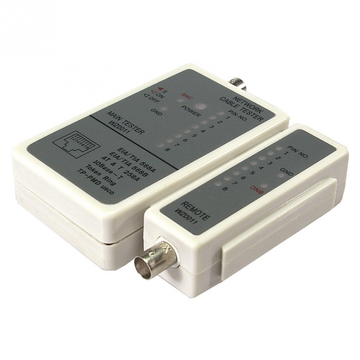 Imagine Tester retea RJ45 + BNC, Logilink WZ0011