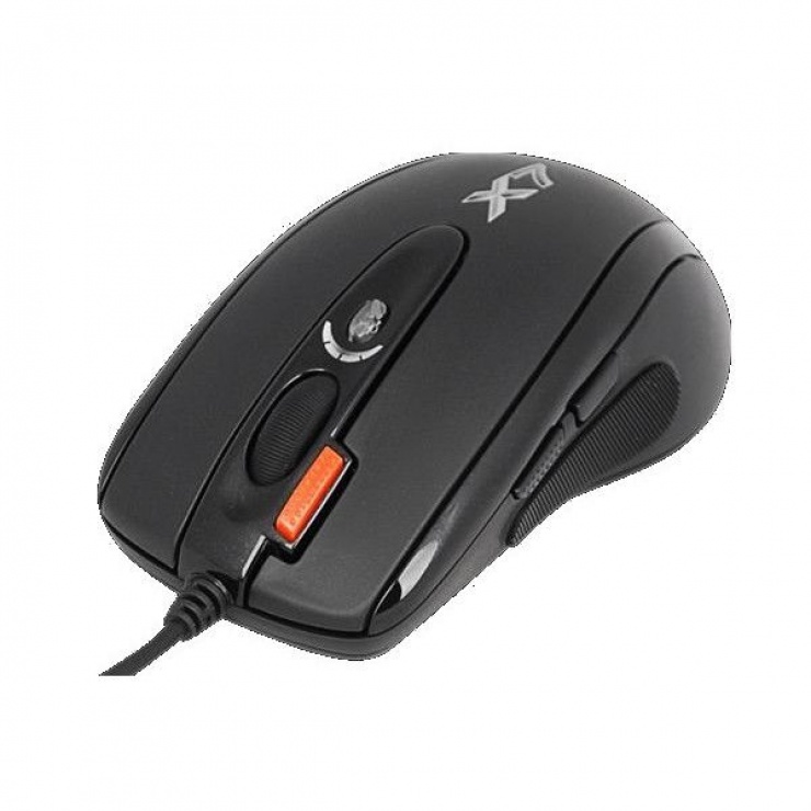 Imagine Mouse Laser USB X7 Oscar Black, A4Tech XL-750BK-1