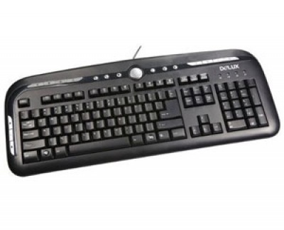 Imagine Tastatura Delux USB DLK-8100U Silver-Black