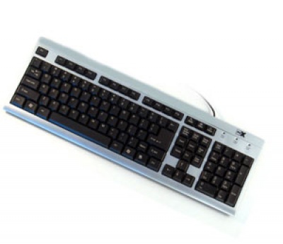 Imagine Tastatura Serioux PS/2 SRXK-9400-SB Black-Silver