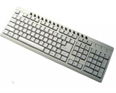 Imagine Tastatura Serioux PS/2 Multimedia White, SRXK-9400M