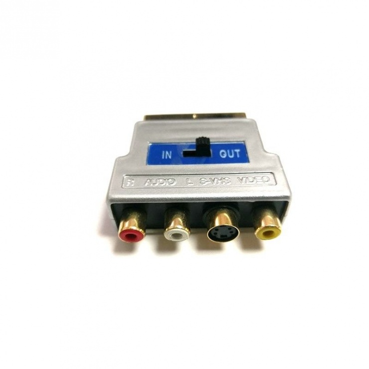 Imagine Adaptor GOLD Scart la 3 x RCA + S-video, KTCBLHE12029-1