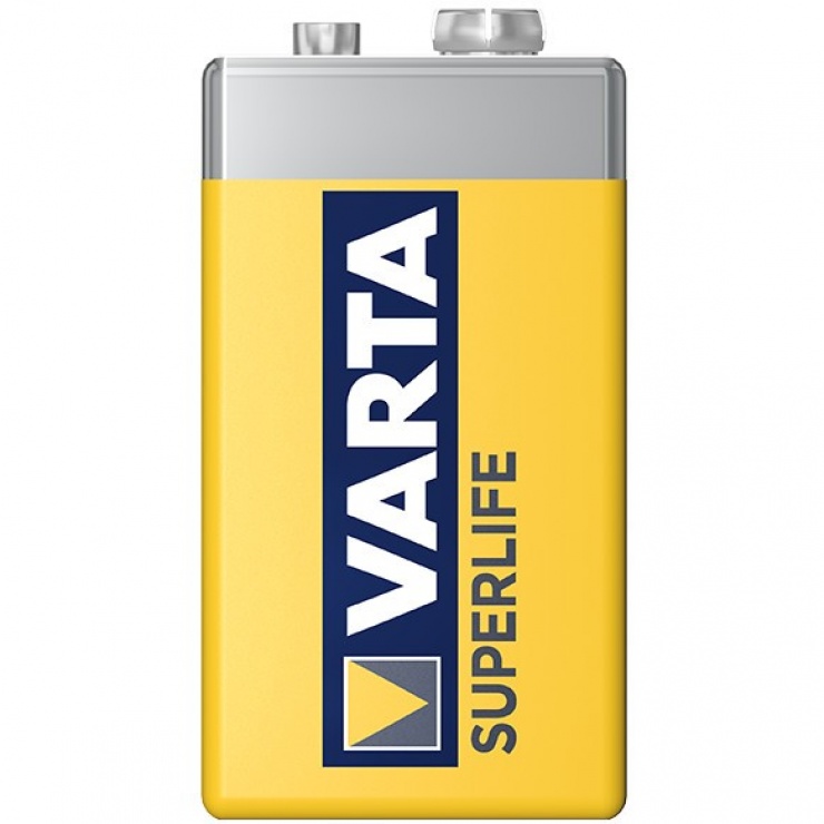 Imagine Baterie Varta 9V Superlife Zinc-Carbon