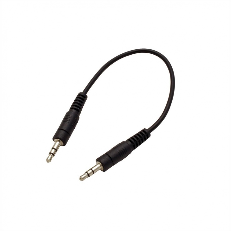 Imagine Cablu audio jack 3.5mm T-T 0.2m, Roline 11.09.4500-1