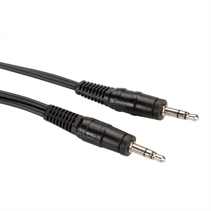 Imagine Cablu audio jack 3.5mm T-T 0.2m, Roline 11.09.4500