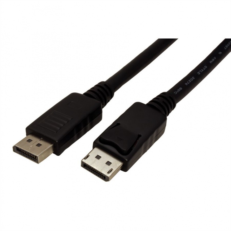 Imagine Cablu DisplayPort v1.2 Ultra HD 4K T-T ecranat 10m Negru, Value 11.99.5609-3