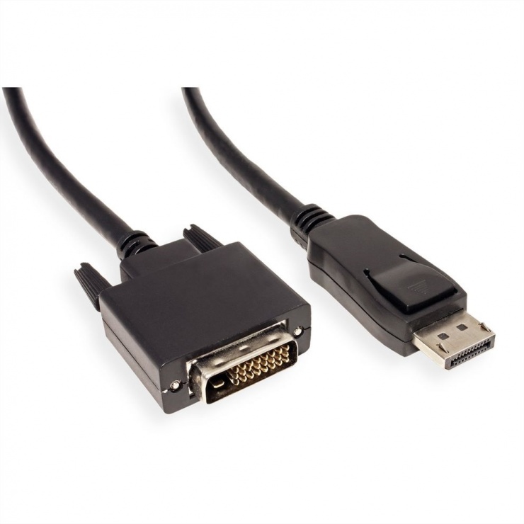 Imagine Cablu Displayport la DVI-D T-T 5m, Value 11.99.5612