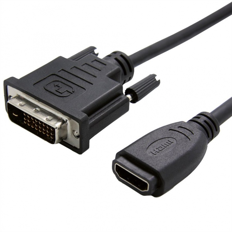 Imagine Adaptor HDMI la DVI-D 24+1 M-T 15cm, Value 12.99.3116