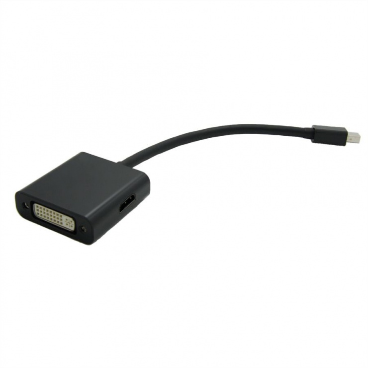 Imagine Adaptor Mini DisplayPort la DVI/DP/HDMI T-M, Value 12.99.3150 