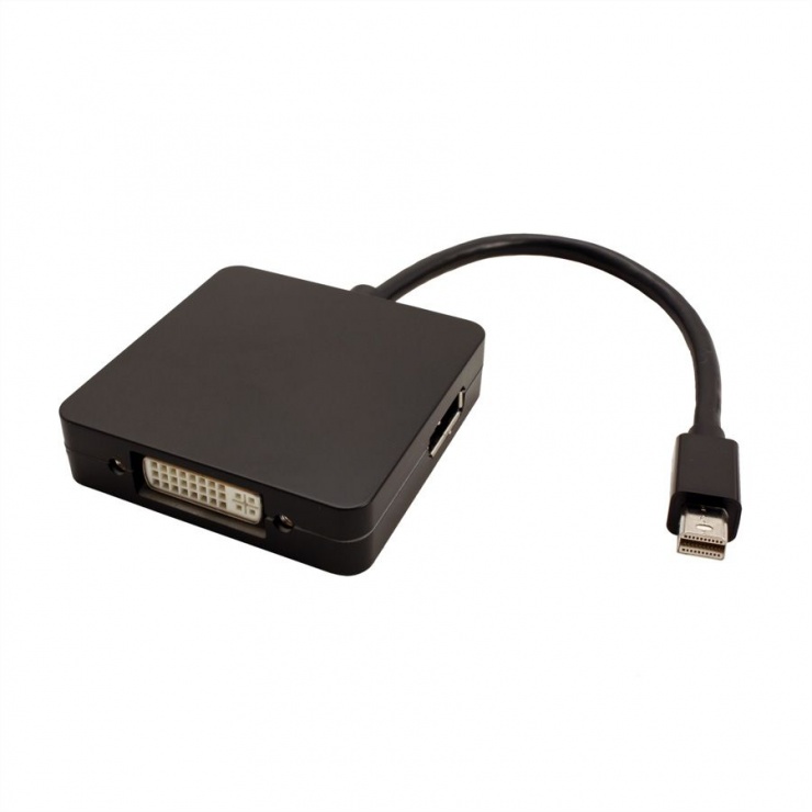 Imagine Adaptor Mini DisplayPort la DVI/DP/HDMI T-M, Value 12.99.3150 -2