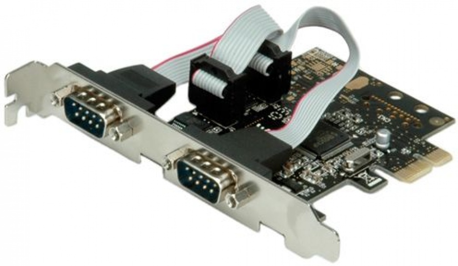 Imagine PCI Express la 2 porturi Serial RS-232 D-Sub 9 pini, Value 15.99.2118