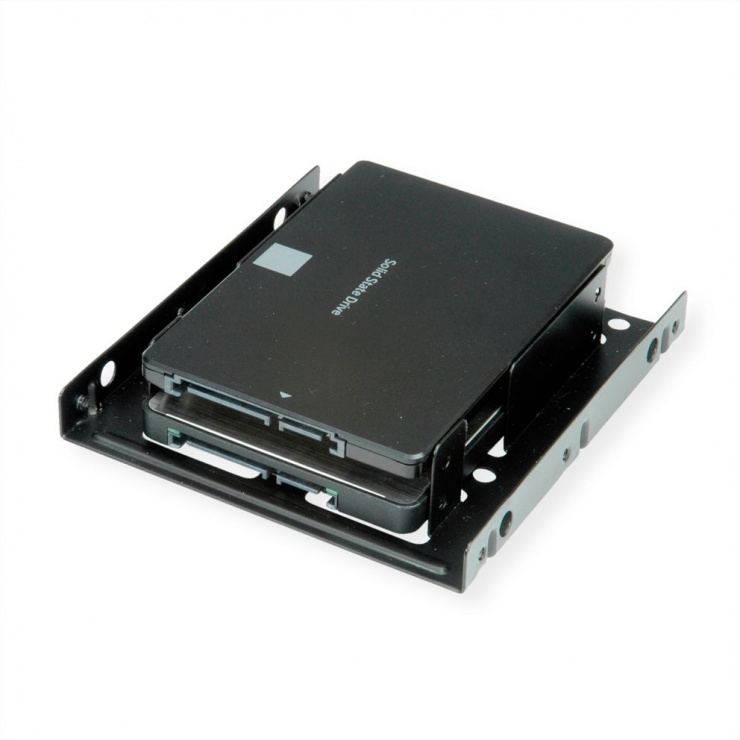 Imagine Adaptor pentru 2 x SSD/HDD 2.5" in bay de 3.5", Roline 16.01.3008