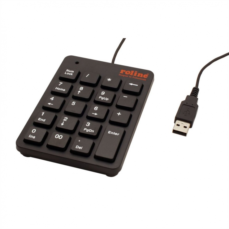 Imagine Tastatura Numerica Roline USB, 18.02.3229-1