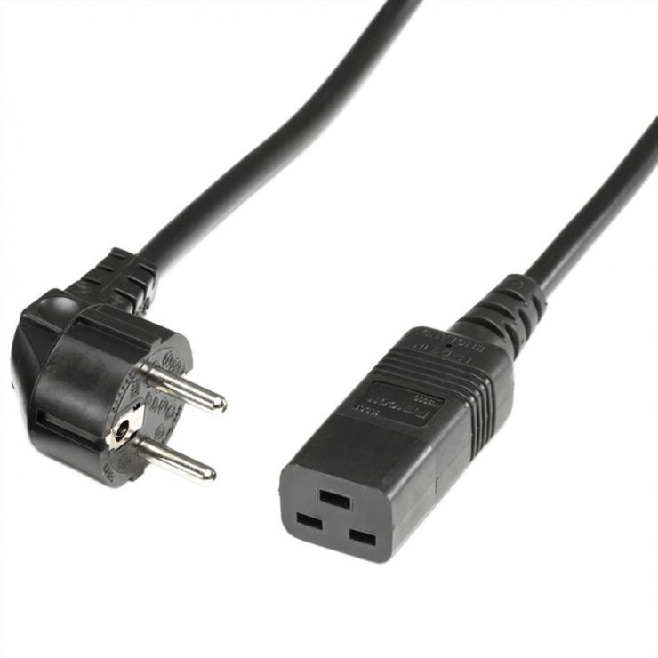 Imagine Cablu alimentare IEC320 - C19 16A 2m, Roline 19.08.1552