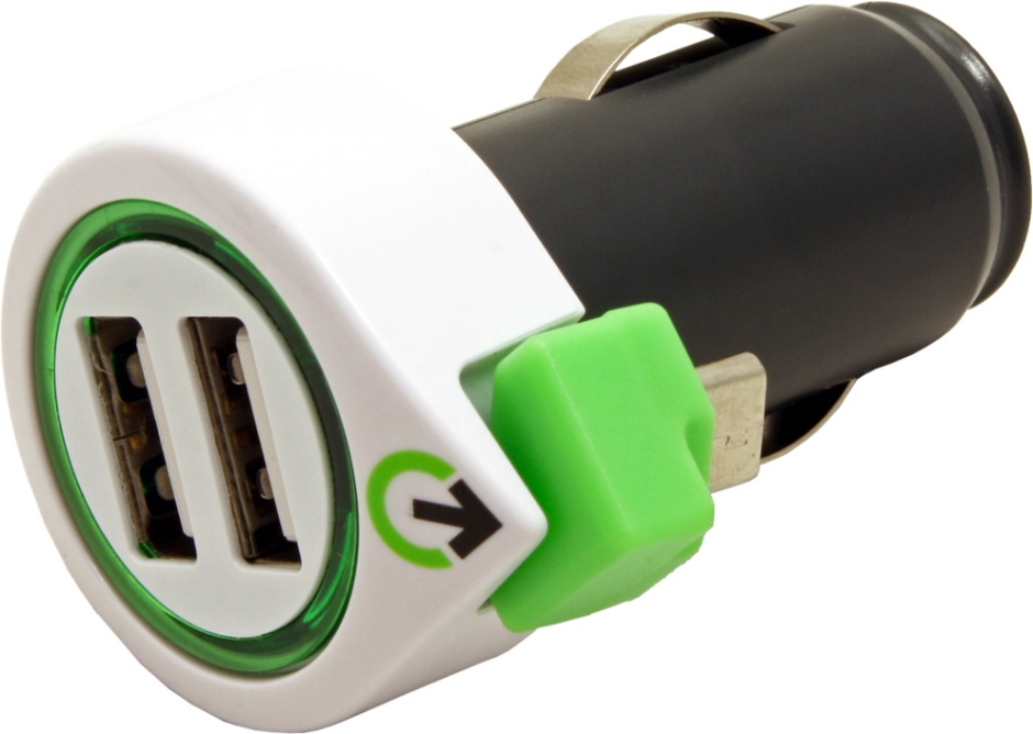 Imagine Incarcator auto cu 2 x USB 3.1A + cablu micro USB, Q2POWER 19.07.1583