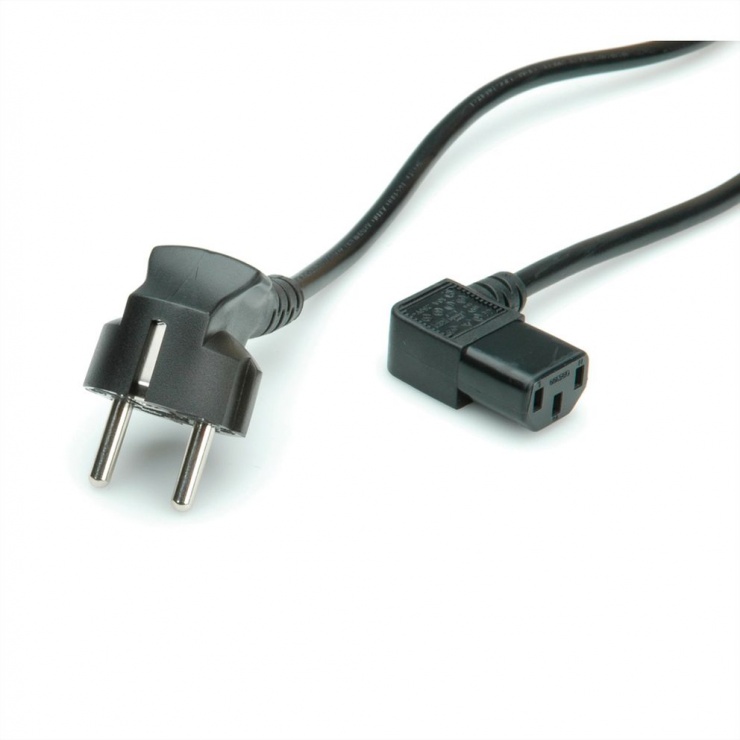 Imagine Cablu de alimentare PC C13 1.8m unghi 90 grade, Value 19.99.1118-1
