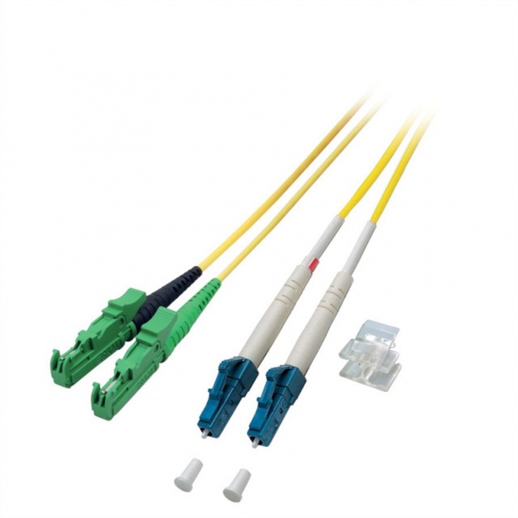 Imagine Cablu fibra optica LWL duplex 9/125µm E2000APC-LC 2m, 21.16.7402