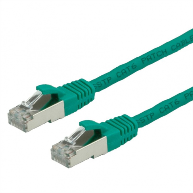 Imagine Cablu retea SFTP Cat.6 verde, LSOH, 10m, Value 21.99.1283