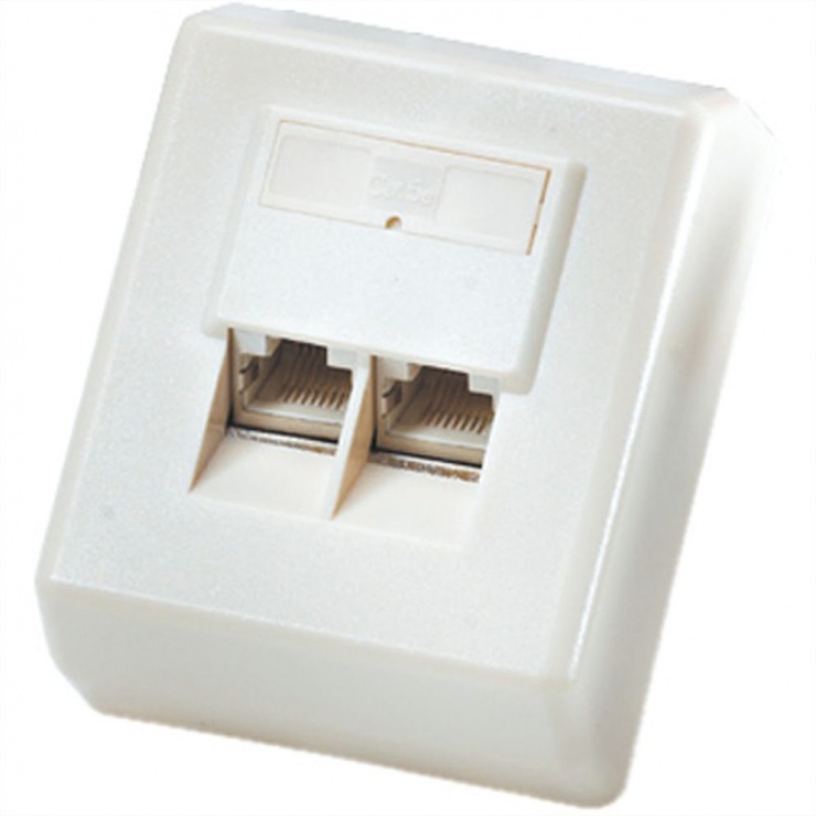 Imagine Priza RJ45 aplicata Cat.5e neecranata, Roline 25.16.8406