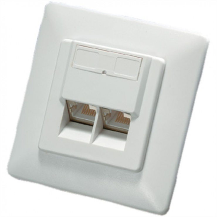 Imagine Priza RJ45 ingropata Cat. 6 ecranata, Roline 25.16.8492