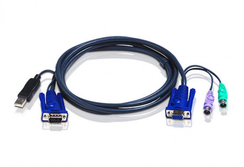 Imagine Cablu KVM USB-PS/2 6m, ATEN 2L-5506UP