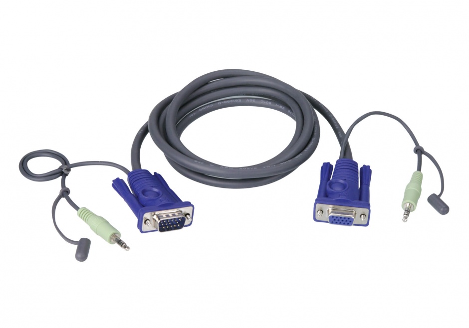 Imagine Cablu VGA cu Audio 1.8m, Aten 2L-2402A