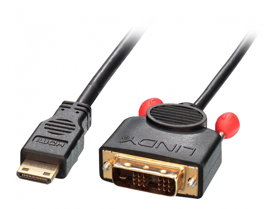 Imagine Cablu Mini HDMI la DVI-D 2m, Lindy L41177