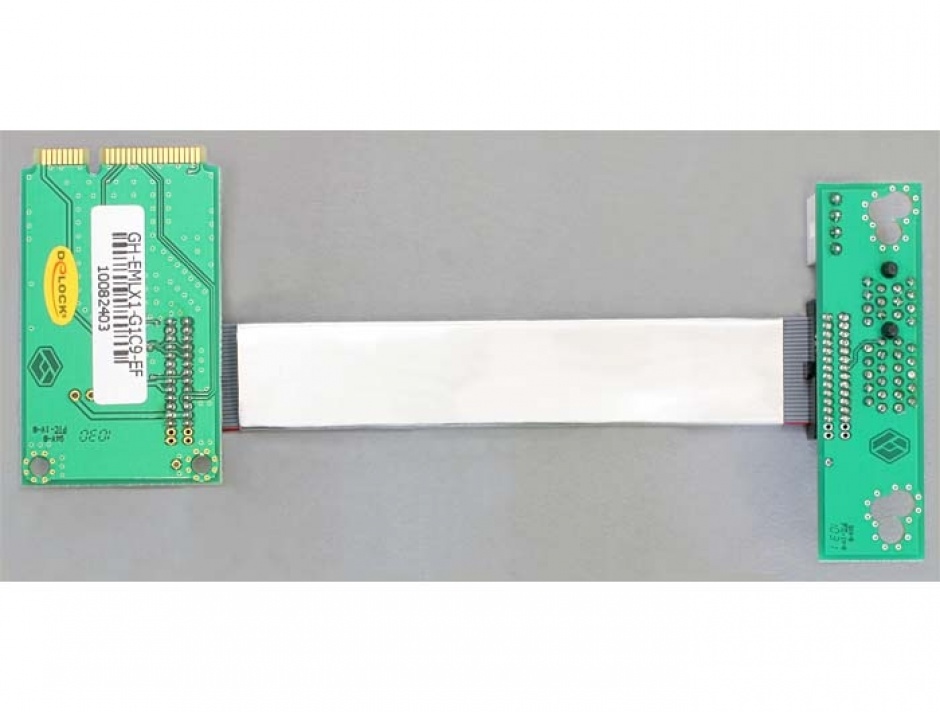 Imagine Riser card Mini PCI Express la PCI Express x1 insertie stanga, Delock 41305