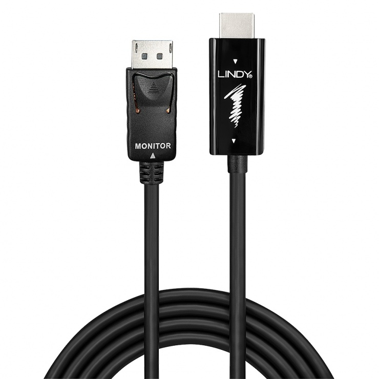Imagine Cablu HDMI la Displayport T-T 5m Negru, Lindy L41488