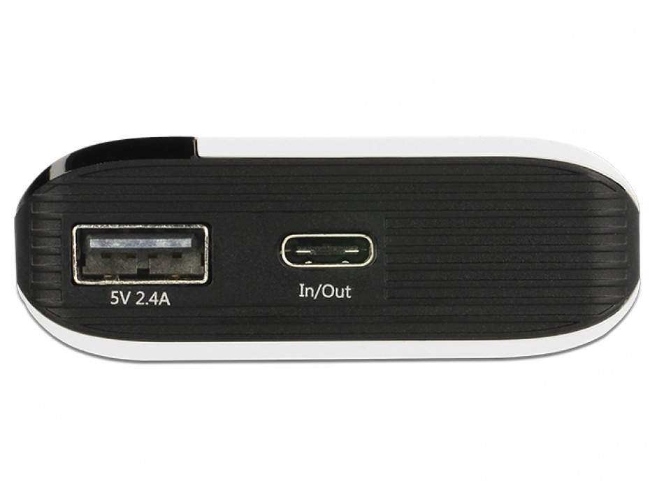 Imagine Power Bank 10200 mAh cu 1 x USB-A 5V/2.4A+ 1 x USB-C 5V/3A, Navilock 41502