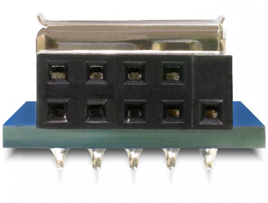 Imagine Adaptor pin header USB la 2 x USB 2.0 stanga/dreapta, Delock 41820