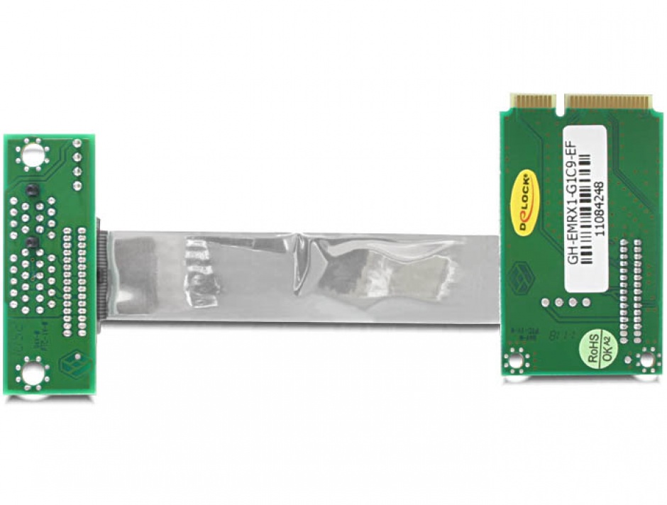 Imagine Riser card Mini PCIe la PCI Express x1 right insertion, Delock 41851