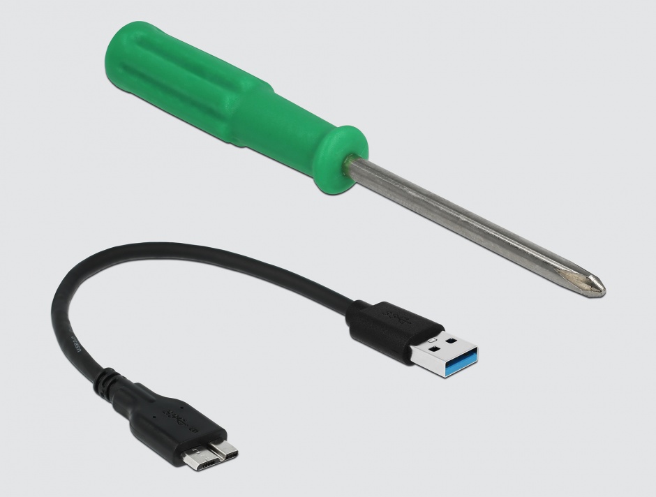 Imagine Rack extern mSATA SSD la USB 3.0, Delock 42569