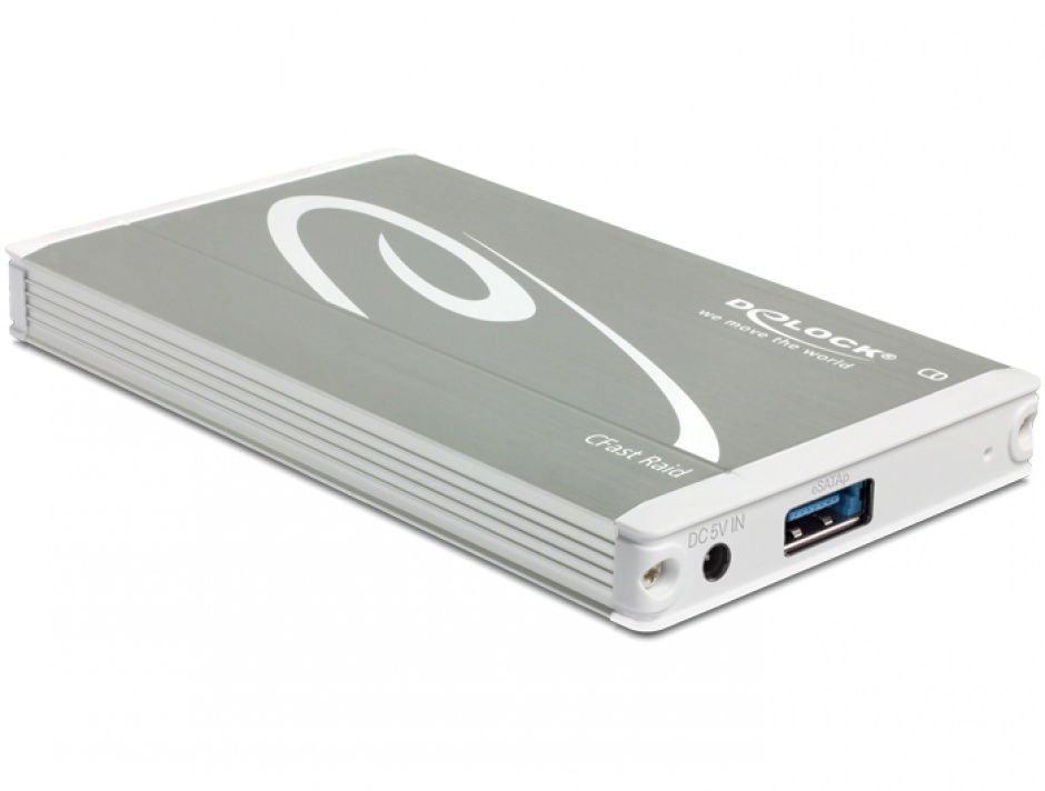 Imagine Rack extern USB 3.1 Gen 2 la 2 x CFast cu RAID, Delock 42582