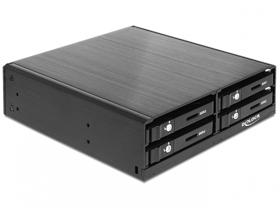 Imagine Rack Mobil pentru 4 x HDD SATA/SSD 2.5", Delock 47220