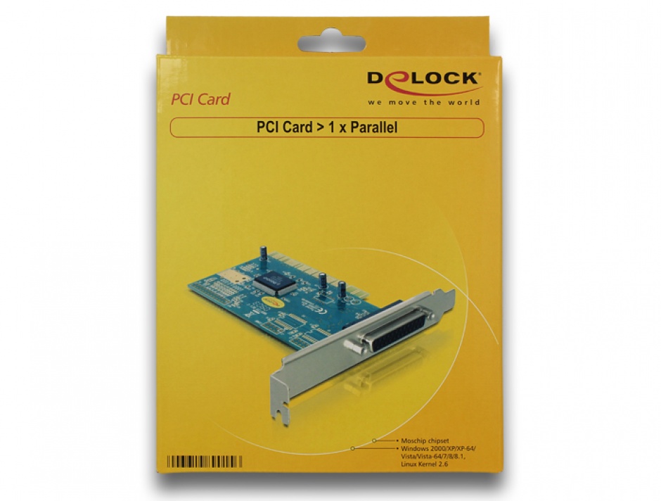 Imagine PCI cu 1 port paralel DB25, Delock 89015-1