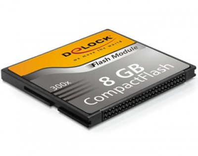Imagine Card de memorie Compact Flash 8GB 300X, Delock