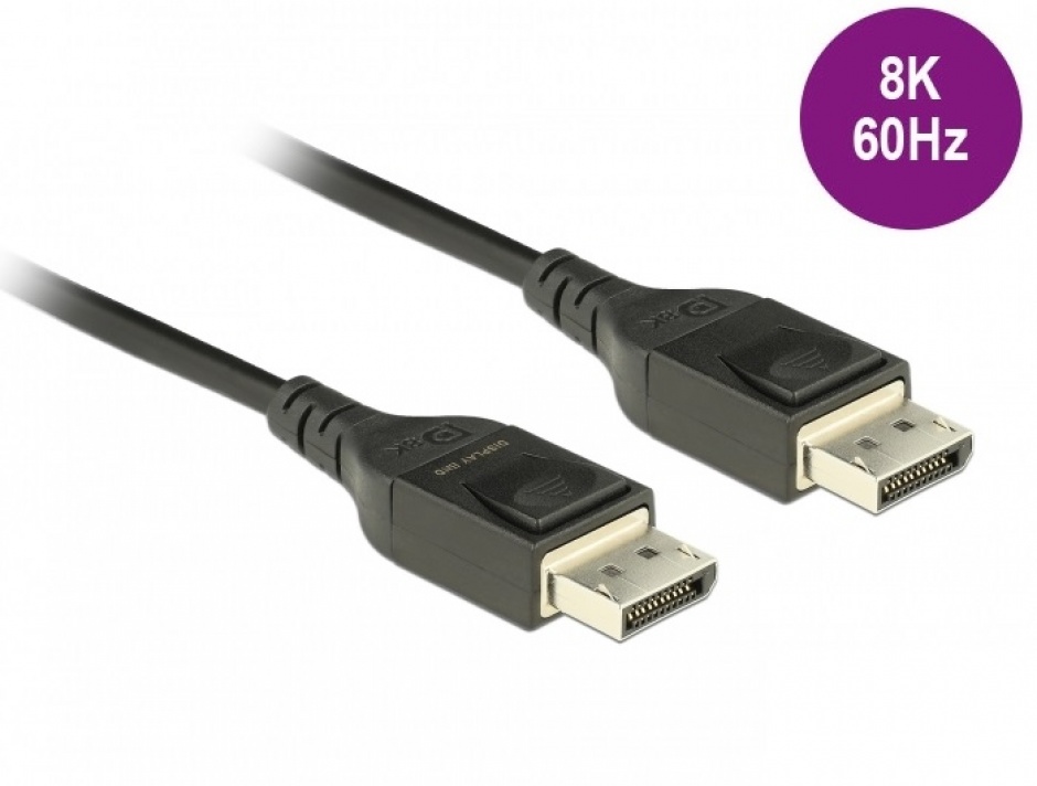 Imagine Cablu optic activ Displayport v1.4 8K@60Hz/4K@240Hz T-T 20m, Delock 85824