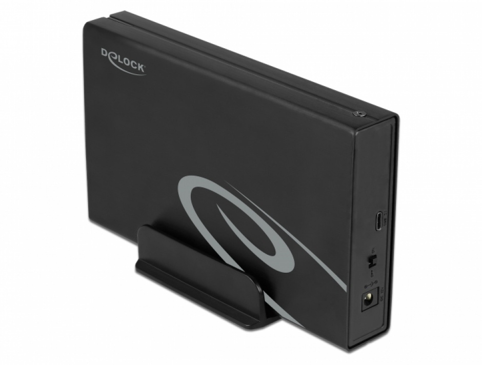 Imagine Rack extern USB 3.1-C pentru 3.5" SATA HDD, Delock 42627