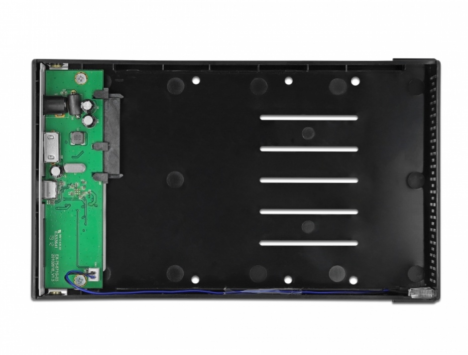Imagine Rack extern USB 3.1-C pentru 3.5" SATA HDD, Delock 42627