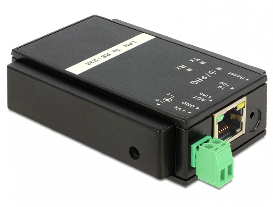 Imagine Convertor Ethernet LAN la Serial RS-232, Delock 62504