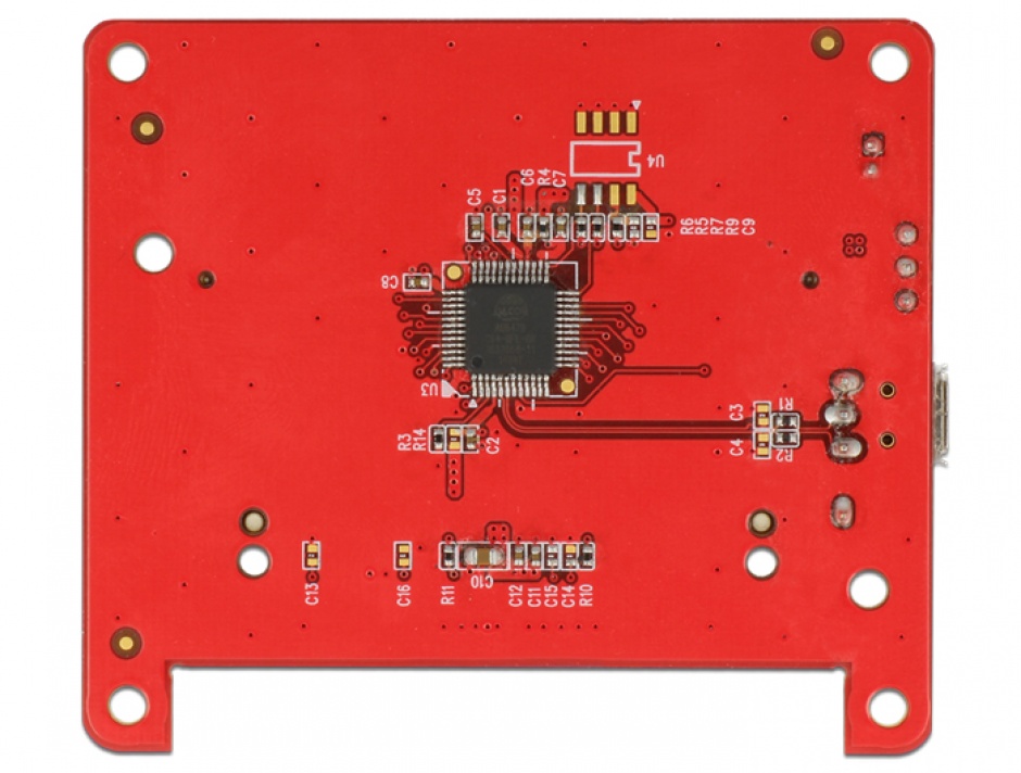 Imagine Convertor Raspberry Pi Micro USB-B la Compact Flash, Delock 62625