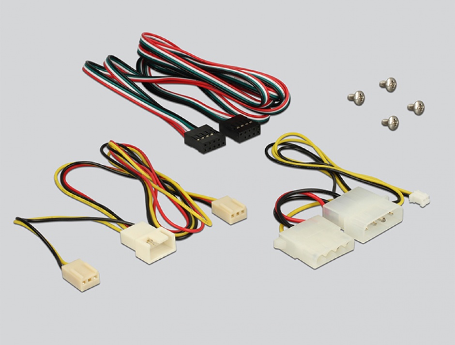 Imagine Front Panel 3.5" cu 2 x USB 3.0 + 2 x USB 2.0 fan control, Delock 62685
