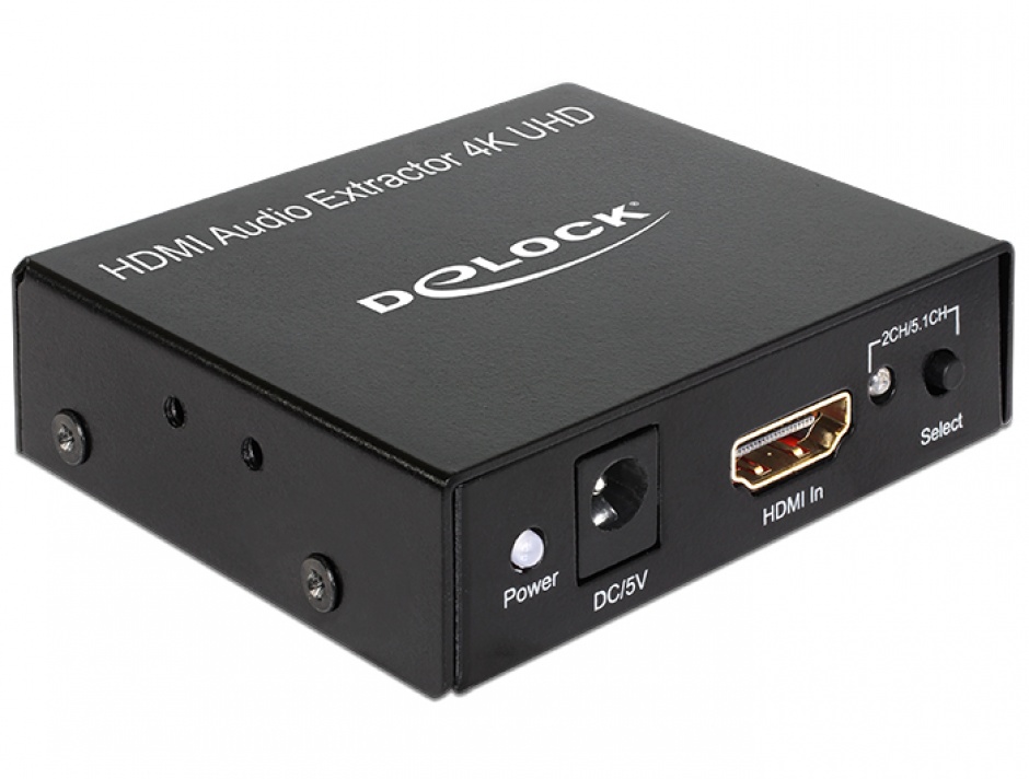 Imagine Extractor audio HDMI Stereo / 5.1 Channel 4K, Delock 62692