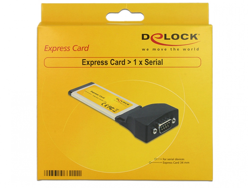 Imagine Express card la 1 port serial, Delock 66211