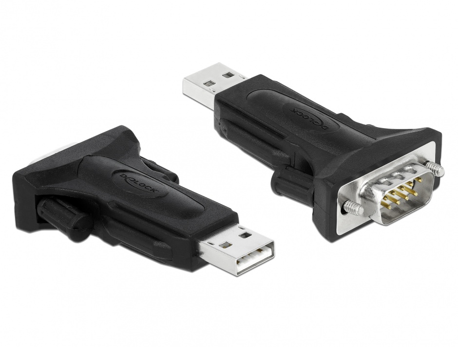 Imagine Adaptor USB la Serial RS-422/485 DB9 FTDI, Delock 66286