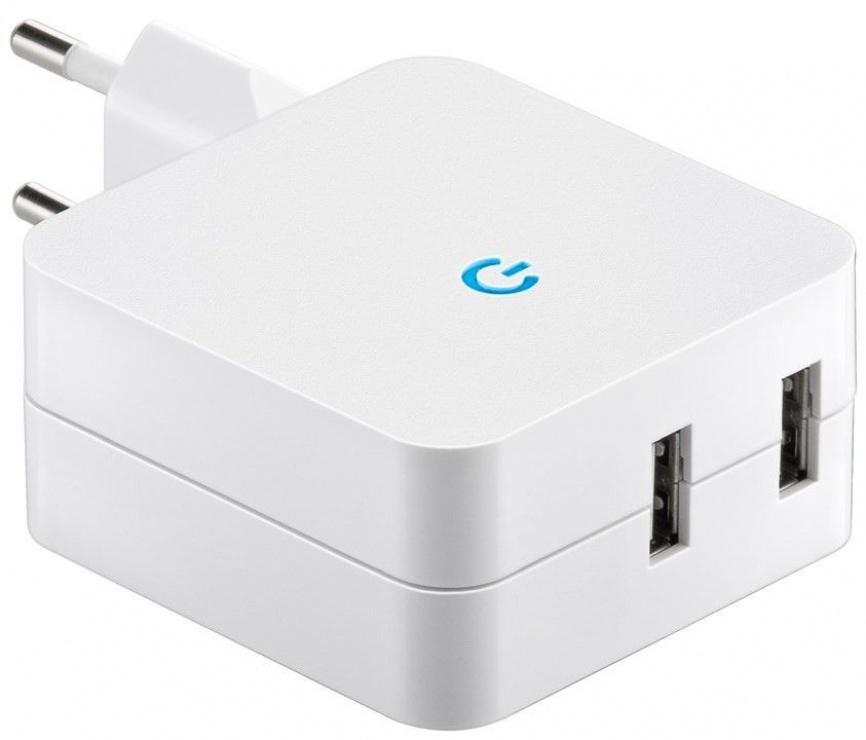 Imagine Incarcator priza 230V la 2 x USB 4.1A, Goobay 67930