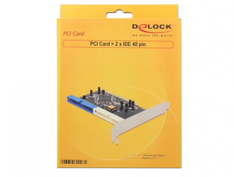 Imagine PCI la 2 x IDE 40 pini, Delock 70098