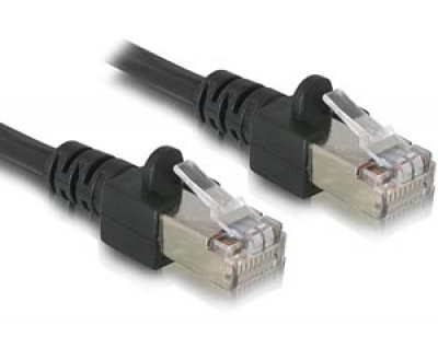 Imagine Cablu FTP Delock Cat.5e, negru, 5m